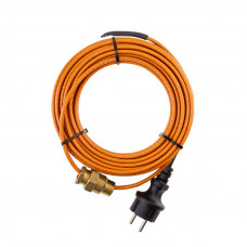 Кабель греющий саморегулирующийся пищевой 10HTM2-CT, готовый комплект в трубу, 10м/100Вт REXANT