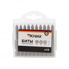 Бита PH1х50 мм для шуруповерта (упак. 10 шт.) Kranz
