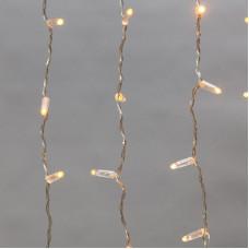 Гирлянда светодиодная Бахрома (Айсикл) 4,8х0,6м 176 LED ЖЕЛТЫЙ прозрачный ПВХ IP65 постоянное свечение 230В нужен блок 303-500-1 NEON-NIGHT