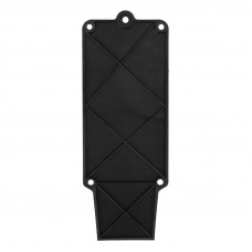 Розетка (колодка) влагозащищенная с крышкой 2 гнезда, 2Р+РЕ, 230В, с/3, 16А, IP44, каучук, черная PROconnect