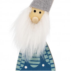 Деревянная фигурка Гномик-бородач 7x4,5x18 см NEON-NIGHT