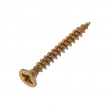 Саморез универсальный 3,5х30 мм, желтый цинк, пакет (1000 шт/уп) KRANZ