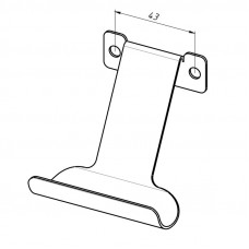 Кронштейн для игровых джойстиков универсальный, настенный, черный REXANT