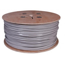 Кабель витая пара U/UTP, CAT 5е, PVC, 25PR, 24AWG, INDOOR, SOLID, серый, 305м, РФ REXANT