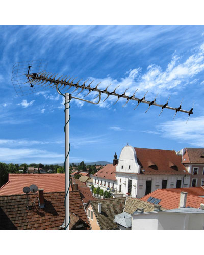 ТВ антенна наружная «Активная» для цифрового ТВ DVB-T2, RX-415 REXANT