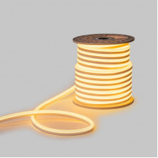 Гибкий неон 15х26мм односторонний 120 LED/м ТЕПЛЫЙ БЕЛЫЙ 230В бухта 50м NEON-NIGHT
