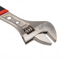 Разводной ключ 300мм никелированный, двухкомпонентная рукоятка REXANT