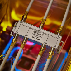 Делитель ТВх6 под F-разъем, 5-1000МГц REXANT