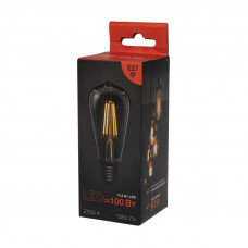 Лампа филаментная LOFT EDISON ST64 11,5Вт 1380Лм 2700K E27 прозрачная колба REXANT