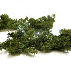 Еловый шлейф 2,7м, диаметр 26см, теплое белое свечение 80 LED NEON-NIGHT