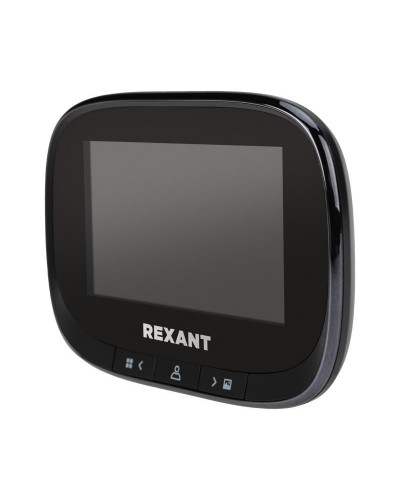 Видеоглазок дверной REXANT (DV-115) с цветным LCD-дисплеем 4.3' с функцией записи фото/видео по движению, встроенный звонок, ночной режим работы
