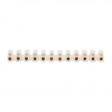 Клеммная колодка винтовая KВ-14 (6-14 мм²), ток 20 A, полиэтилен белый (ЗВИ) REXANT