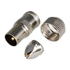 TV-разъем штекер без пайки Орех REXANT