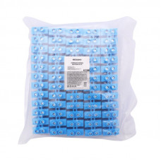 Клеммная винтовая колодка KВ-40 25-40, ток 100 A, полипропилен синий REXANT (10 шт./уп.)