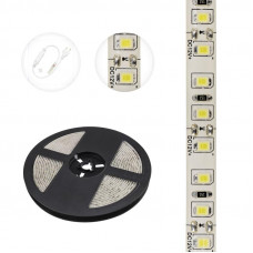 Лента светодиодная 12В, SMD2835, 9,6 Вт/м, 120 LED/м, 6500К, 8мм, 5м, IP65 LAMPER