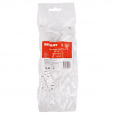 Шнур для телефонной трубки, витой RJ-10 (4P-4C), 2м, белый REXANT