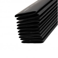 Трубка термоусаживаемая ТУТ нг 30,0/15,0мм, черная, упаковка 10 шт. по 1м REXANT