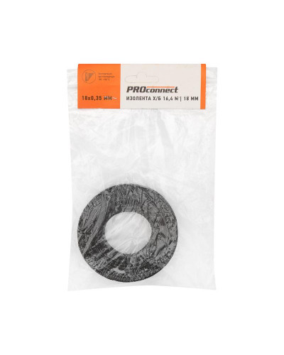 Изолента ХБ 18х0,35 мм (ролик 16,4 м/110 г) (2-ПОЛ) PROconnect
