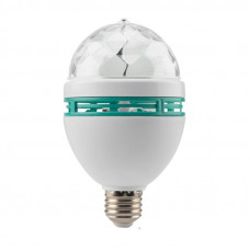 Диско-лампа светодиодная e27, подставка с цоколем e27 в комплекте, 230 В