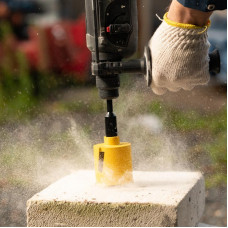 Коронка алмазная по бетону 68мм, L=90мм, М16, сегмент, SDS PLUS KRANZ