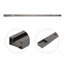 Шинопровод однофазный с кабельным вводом и заглушкой для трековых светильников 1м серый REXANT