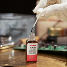 Флюс для пайки, ЛТИ-120, 30мл, с кисточкой, флакон REXANT