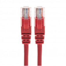 Патч-корд U/UTP, CAT 6, RJ45-RJ45, 26AWG, LSZH, красный, 1м REXANT
