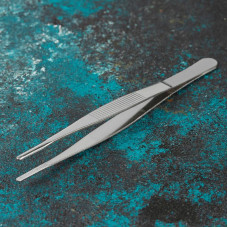 Пинцет прямой, рифленый 160мм (блистер) REXANT