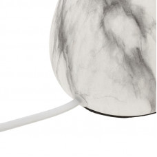 Светильник декоративный настольный Форте с основанием цвета мрамор с белым абажуром, с цоколем Е14, 40 Вт, REXANT