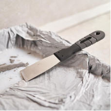 Шпатель 40 мм нержавеющая сталь, пластмассовая ручка REXANT