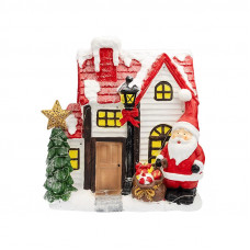 Керамическая фигурка Рождественский дом 37,5х20х42,5 см