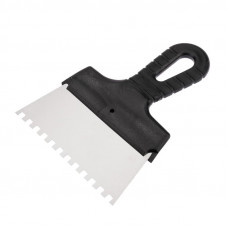 Шпатель фасадный REXANT 150 мм зуб 6х6 нержавеющая сталь, пластмассовая ручка