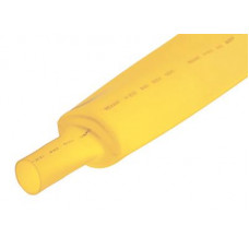 Трубка термоусаживаемая ТУТ нг 40,0/20,0мм, желтая, упаковка 10 шт. по 1м REXANT