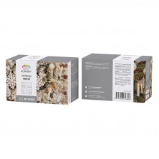 Гирлянда Свечи 10м, темно-зеленый ПВХ, 50 LED ТЕПЛЫЙ БЕЛЫЙ