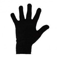 Перчатки х/б стандарт с покрытием ПВХ, размер M, 10 класс вязки, 5 нитей, черные