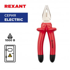Плоскогубцы комбинированные 200мм, диэлектрические до 1000В REXANT