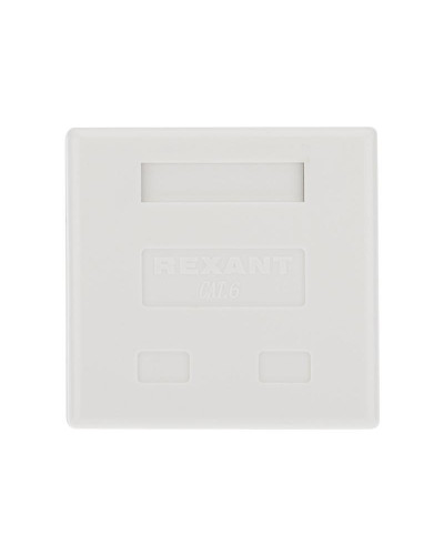 Розетка компьютерная внешняя, 2-порта RJ-45 (8P8C), UTP CAT 6 REXANT