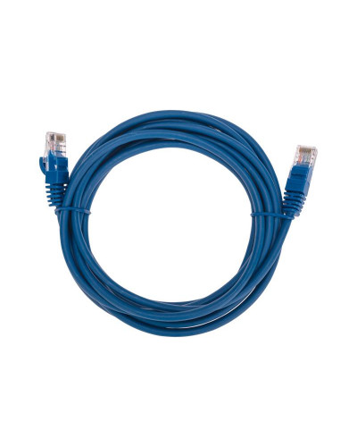 Патч-корд U/UTP, CAT 5e, RJ45-RJ45, 26AWG, LSZH, синий, 3м REXANT