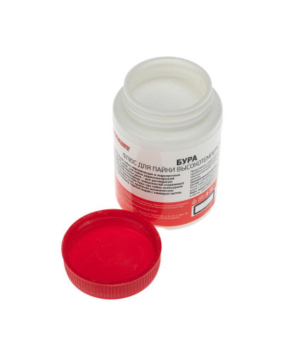 Флюс для пайки, БУРА, 100г, банка REXANT