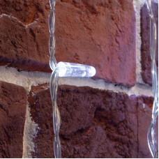 Гирлянда светодиодная Занавес 2х6м 768 LED БЕЛЫЙ прозрачный ПВХ IP65 постоянное свечение 230В нужен блок 303-500-1 NEON-NIGHT