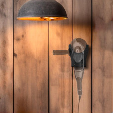 Держатель для угловых шлифмашинок до 230мм, настенный, черный REXANT