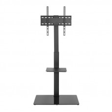 Напольная стойка с кронштейном для телевизора 32'-55', с дополнительной полкой для медиаоборудования, серия PROFI REXANT
