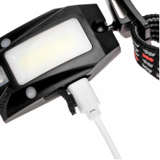 Фонарь налобный сверхлегкий с прищепкой REXANT