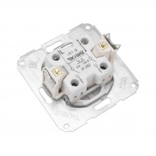 DEA Выключатель 2кл с/у 10А мех. Бел KRANZ