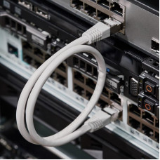 Шнур коммутационный, патч-корд F/UTP RJ45-RJ45, CAT 5e, LSZH серый, 0,5м REXANT