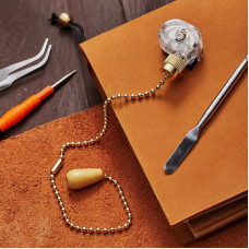 Выключатель для настенного светильника c деревянным наконечником, золотой, 1 шт. REXANT