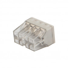 Экспресс-клемма с пастой REXANT СМК 2273-248, 8-проводная 0.5-2.5 мм², прозрачная (50 шт./уп.)