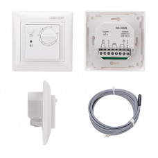 Терморегулятор механический RX-308B, совместим с Legrand серии Valena, белый REXANT