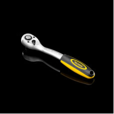 Ключ-трещотка для торцовых головок 1/2, СrV, 72 зубца KRANZ