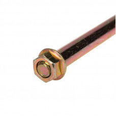 Болт анкерный с гайкой 10х130мм, пакет (1 шт/уп) KRANZ